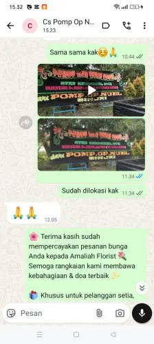 Testimonial Papan Bunga tidore
